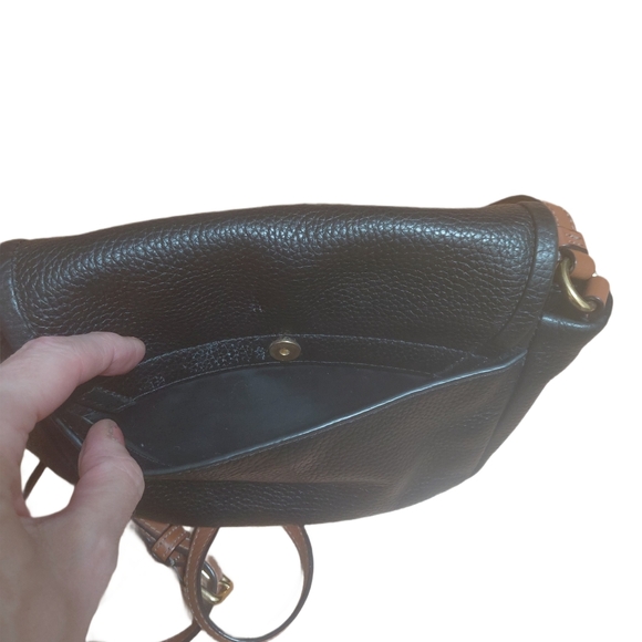 Marc Jacobs Black Pebbled Leather Crossbody Sadle Bag - Picture 7 of 12